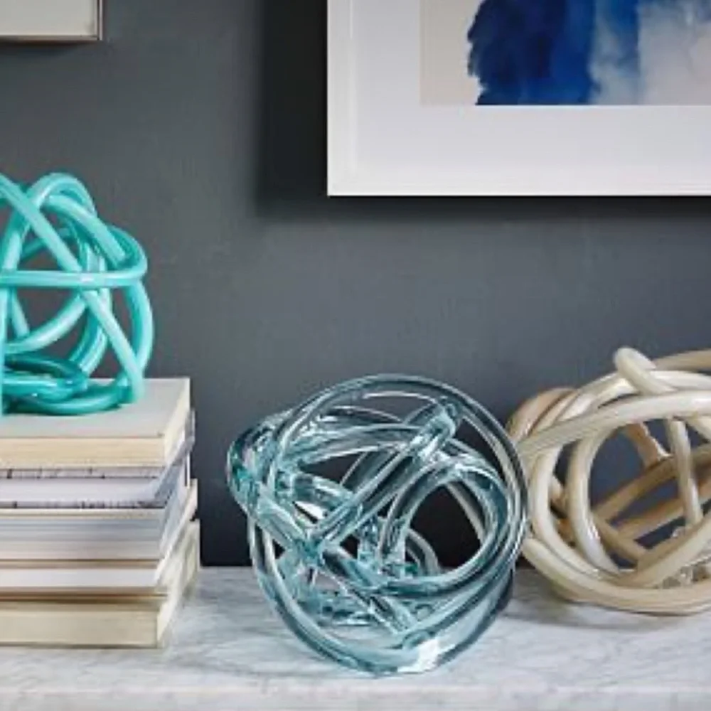 New West Elm Glass Knot - Picture 9 of 10